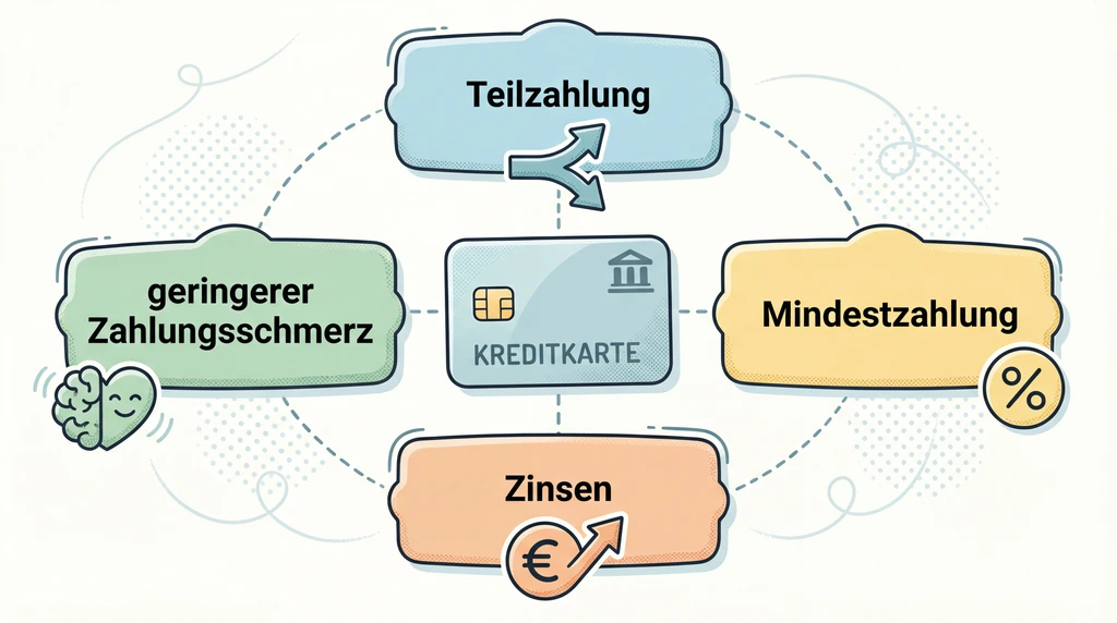 Teilzahlung, Mindestzahlung und Zinsen – warum Kreditkarten das Budget verzerren